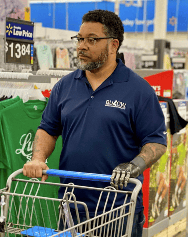 Allen Pushing Cart