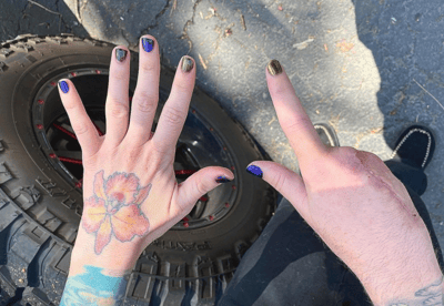 Angie Painted Nails